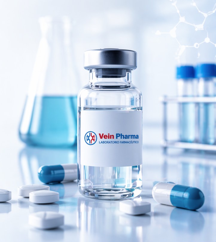 Vial Vein Pharma en laboratorio